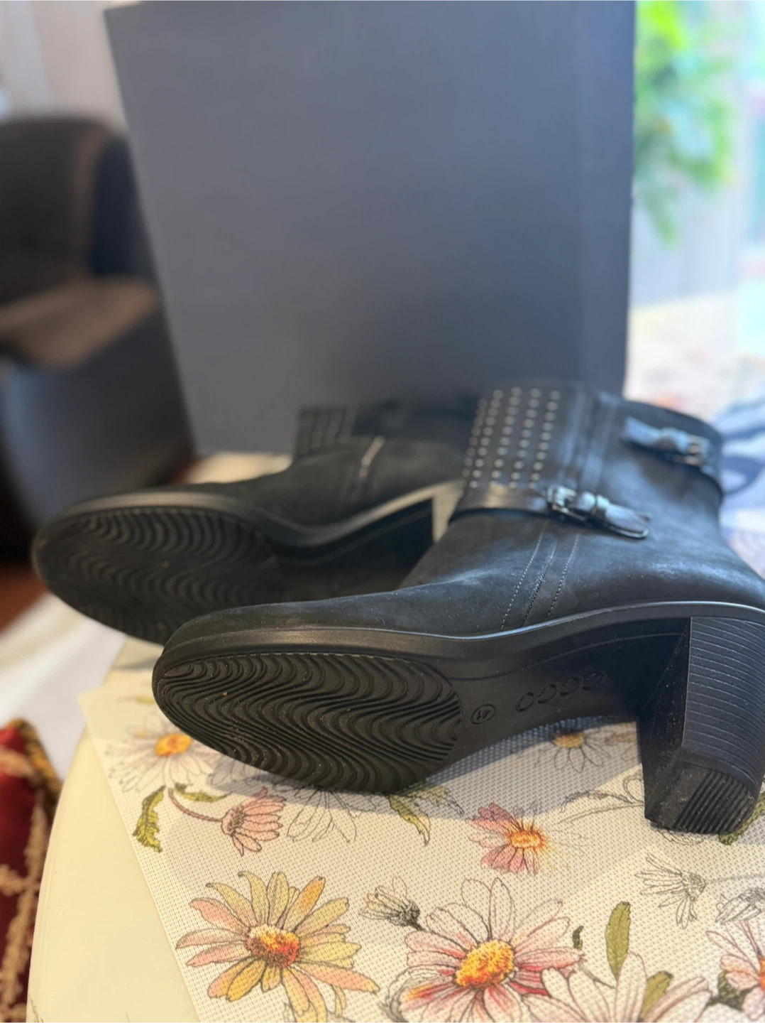 Ecco Women's Studded Black Boots - photo 4