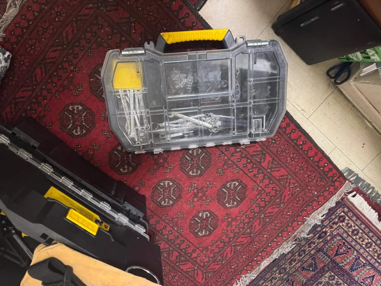 Stanley Rolling Tool Box with Mastercraft Tool Belt - photo 2