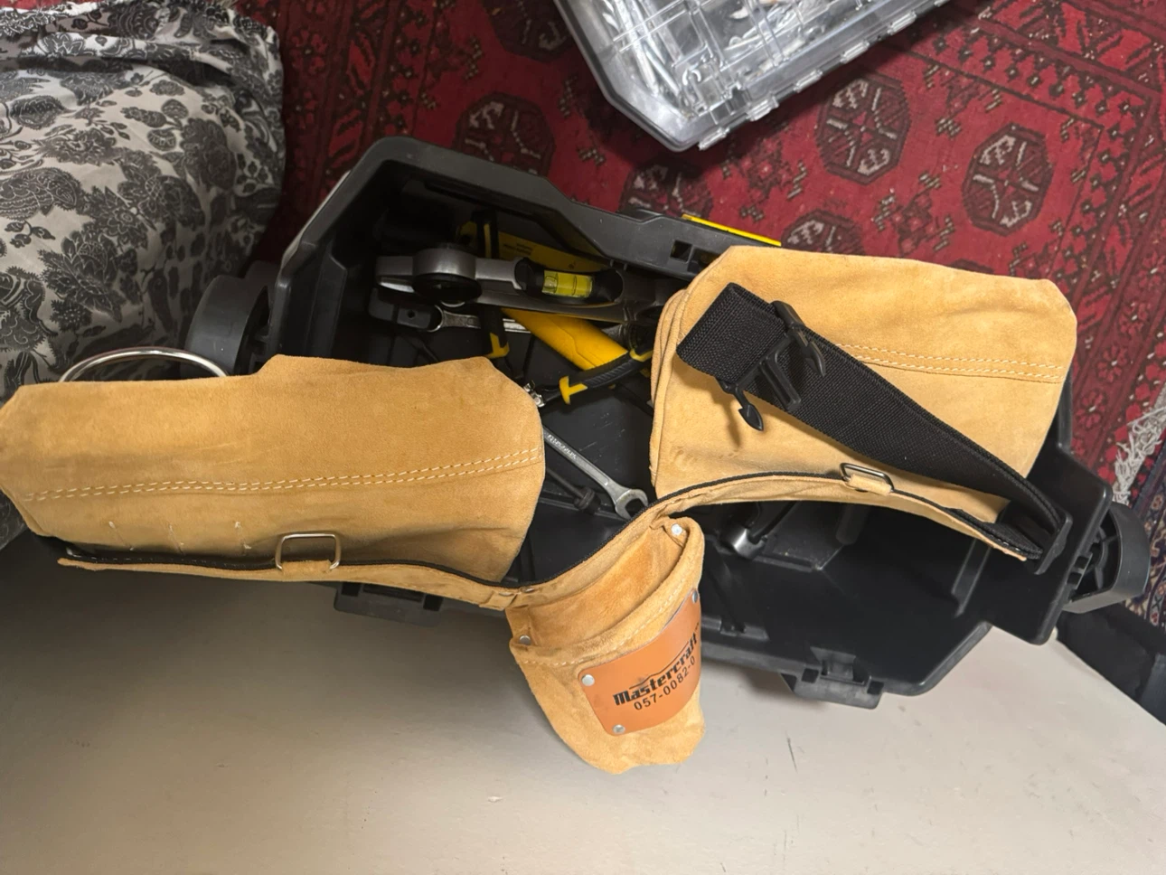 Stanley Rolling Tool Box with Mastercraft Tool Belt - photo 5