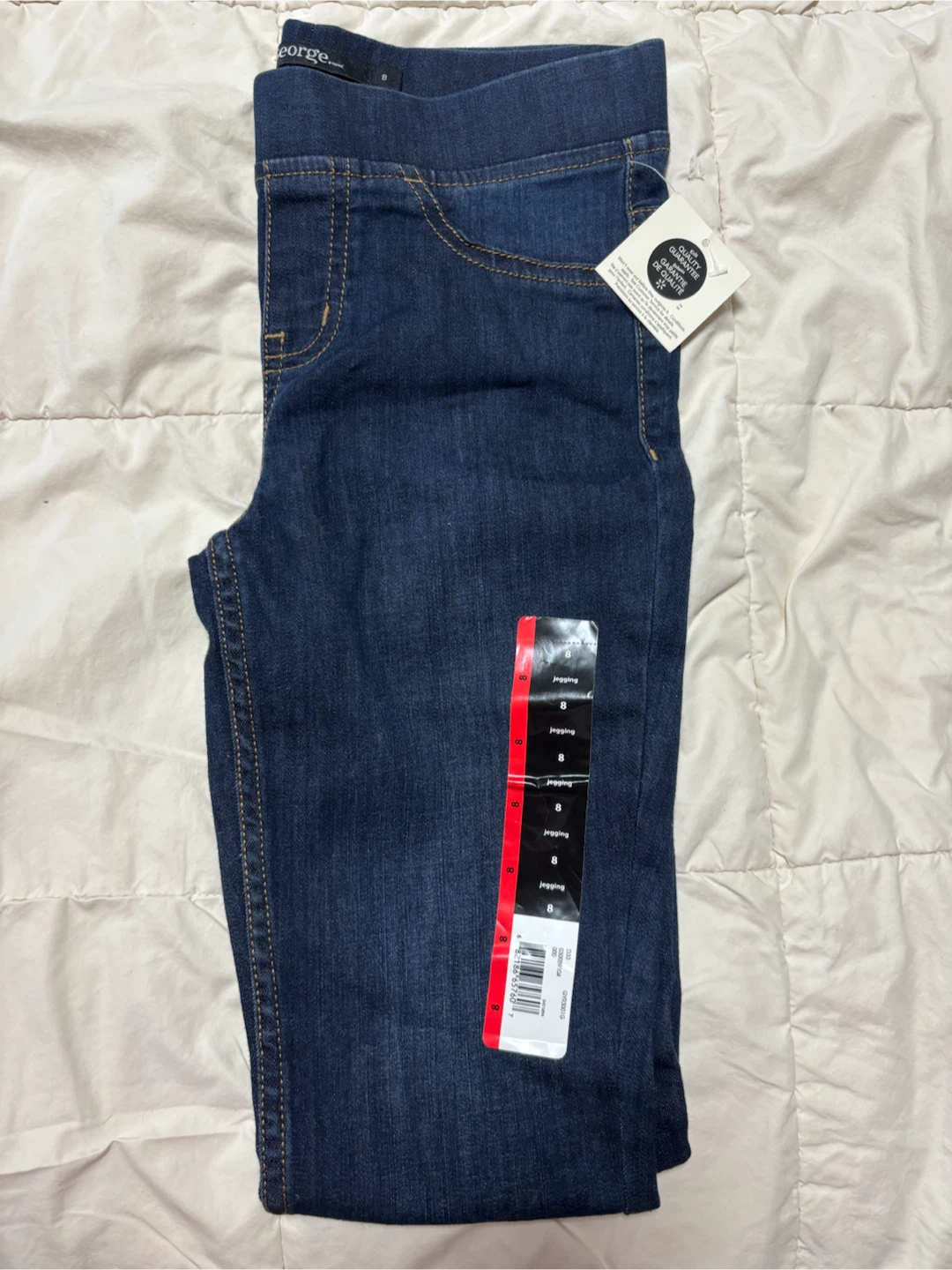 Girls George Dark Wash Jeggings