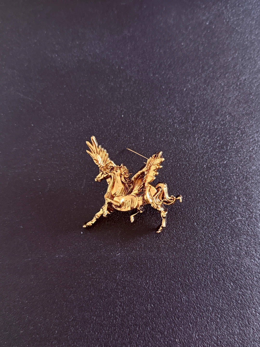 Royal Pegasus Horse Brooch – Antique Gold | Diwali Special - photo 2