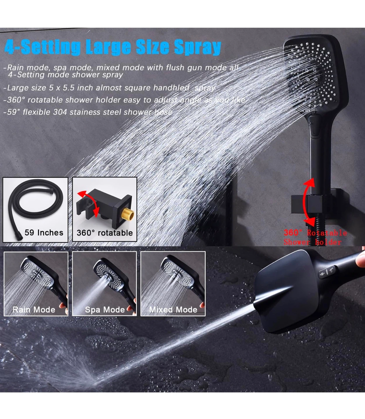 Shower System with Tub Spout 10 Inch - photo 2