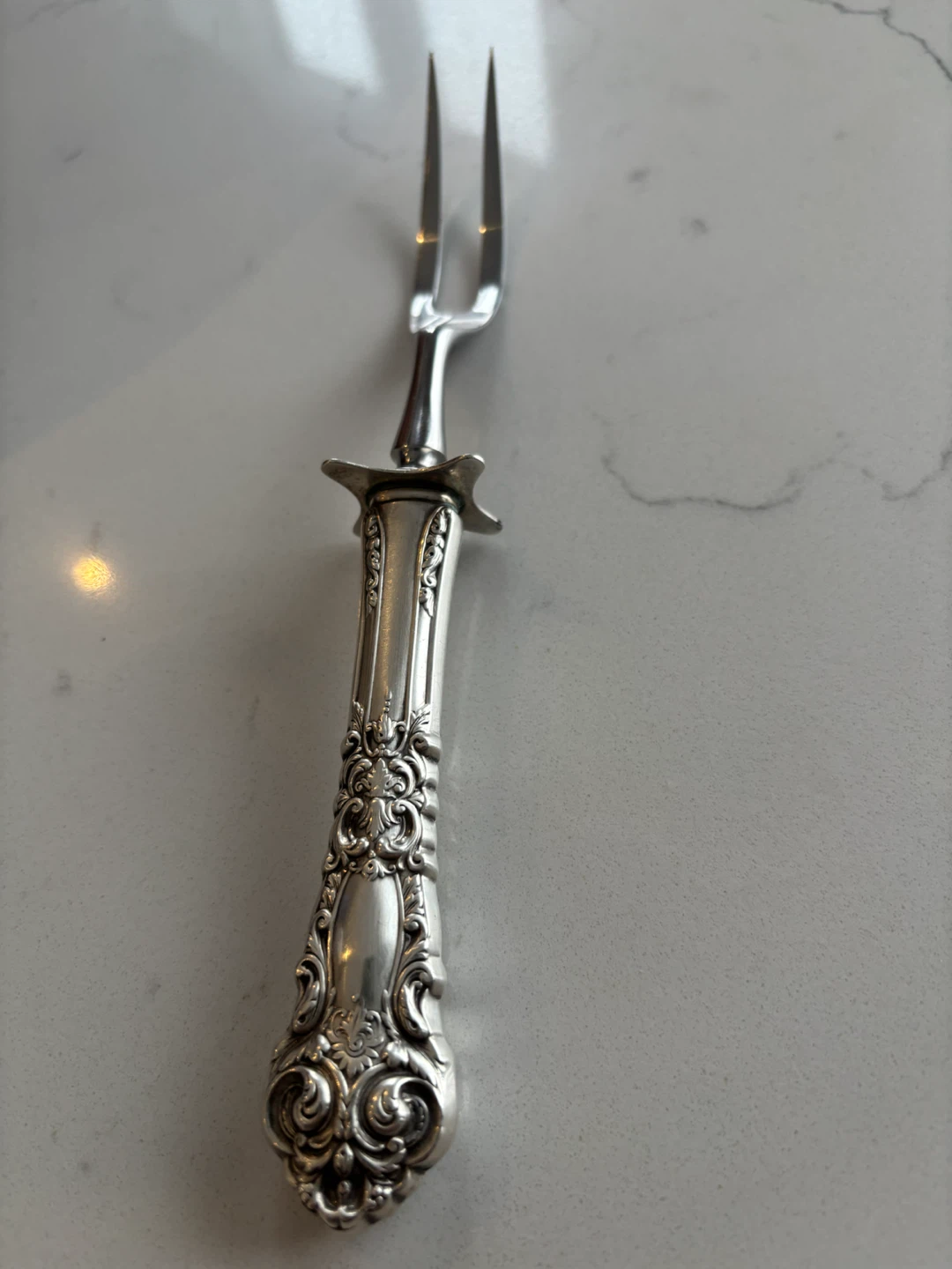 Vintage Sterling Meat Fork