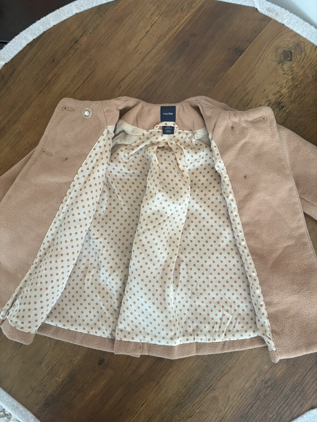 Baby Gap Tan Wool-Blend Coat - photo 3