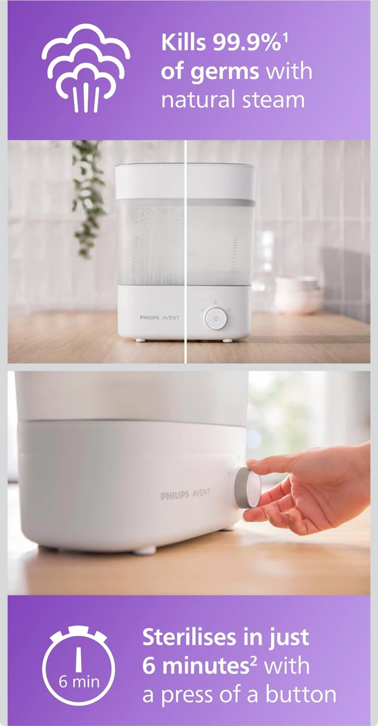 Philips Avent premium Electric Steam Sterilizer - photo 2