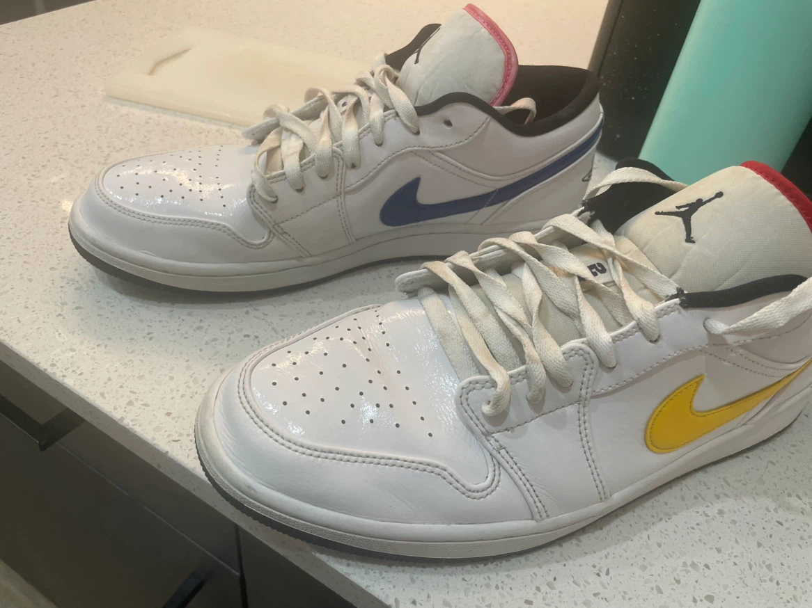 Nike Air Jordan 1 Low SE Multicolor Size 12 - photo 5