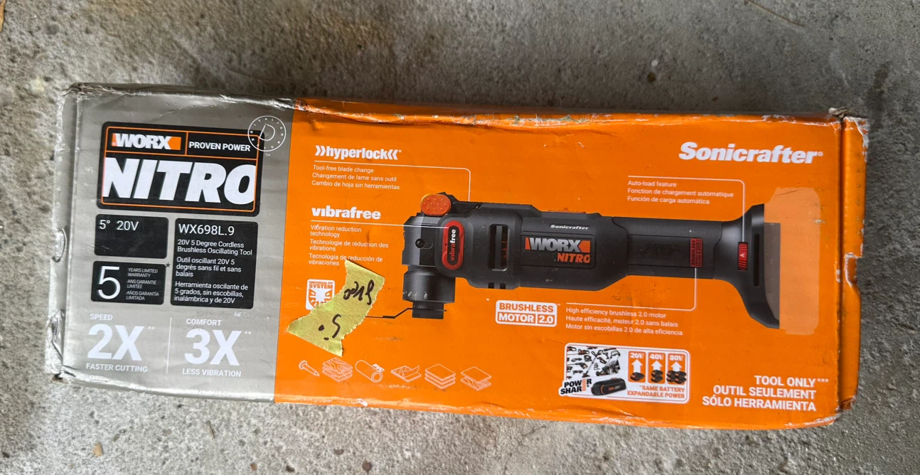 WORX Nitro Sonicrafter 20V Oscillating Tool