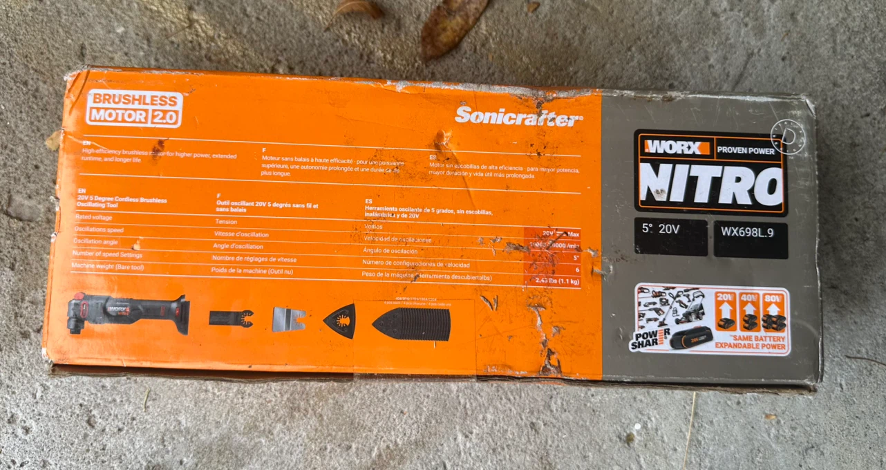 WORX Nitro Sonicrafter 20V Oscillating Tool - photo 2