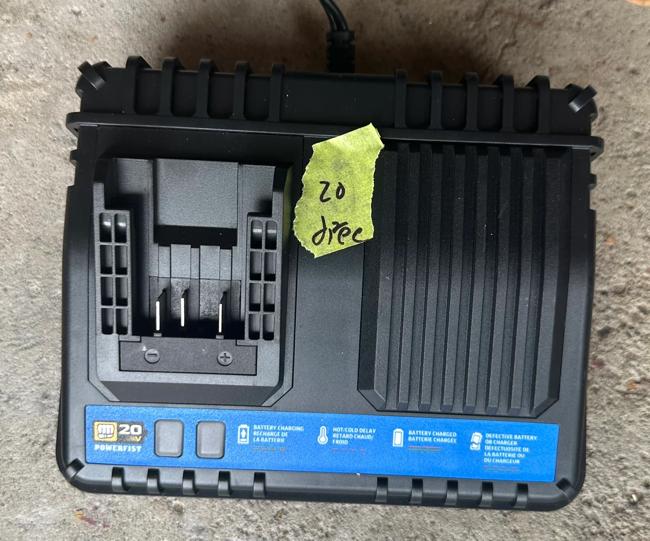 Powerfist 20V Li-Ion Fast Battery Charger