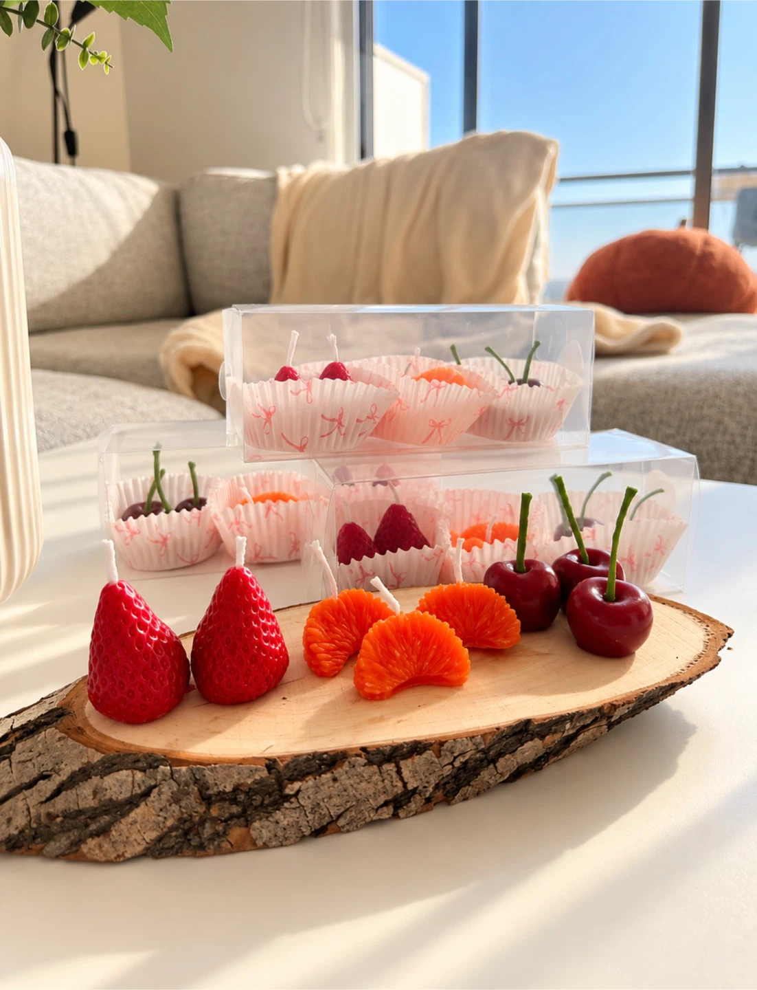Fruit-shaped soy candles - photo 2
