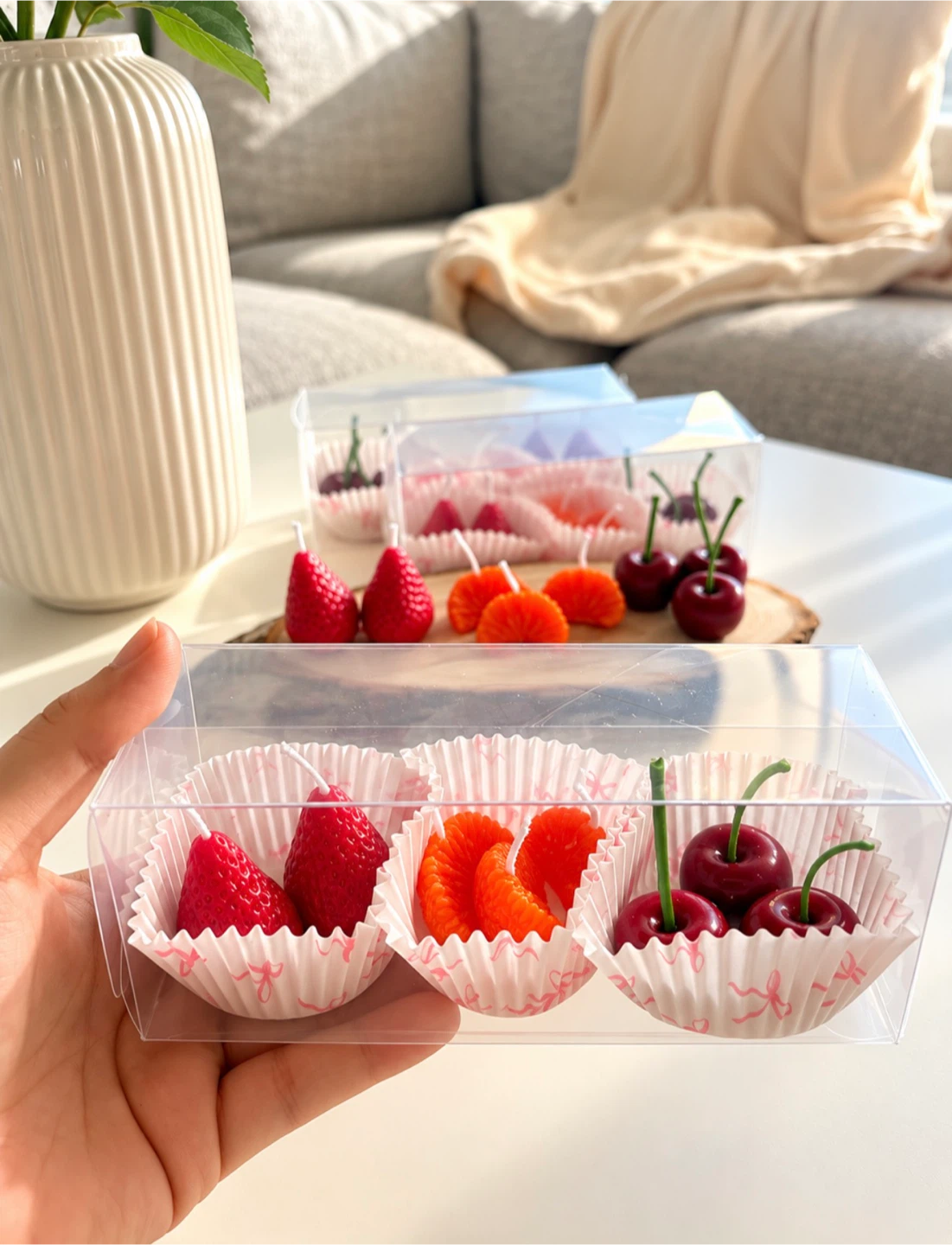 Fruit-shaped soy candles - photo 3