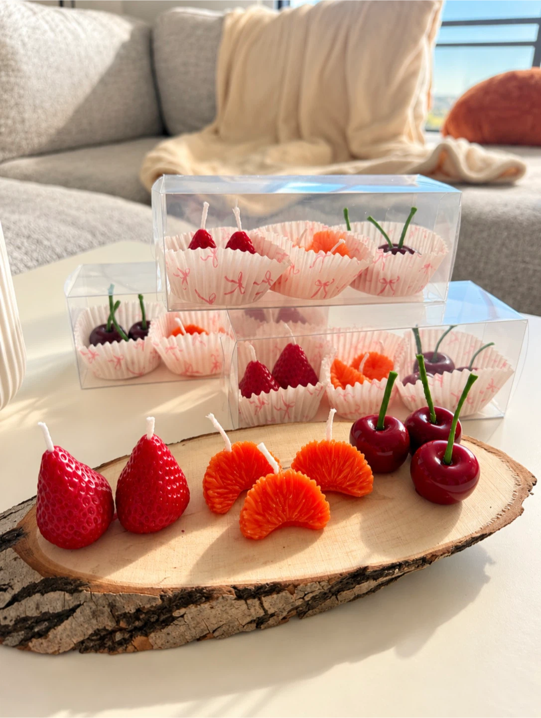 Fruit-shaped soy candles - photo 4