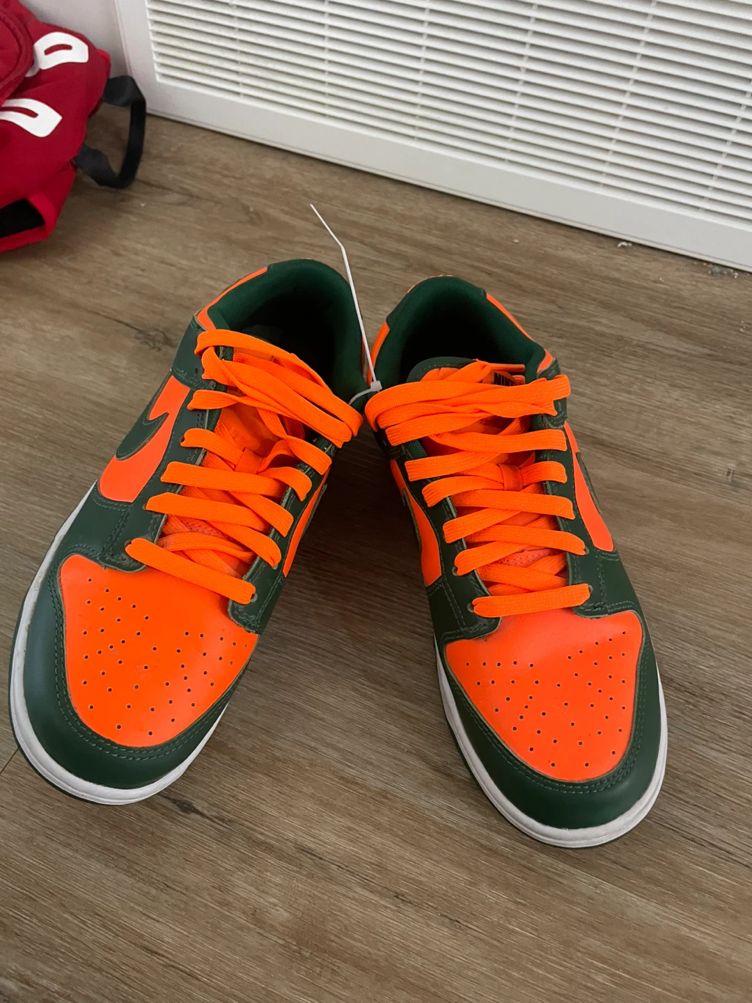 Nike Dunk Low Sneakers Orange and Green - photo 5