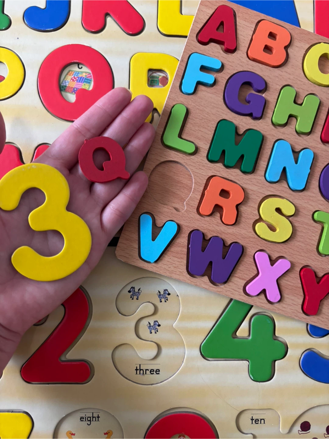 Alphabet and Numbers Puzzle Set - photo 2