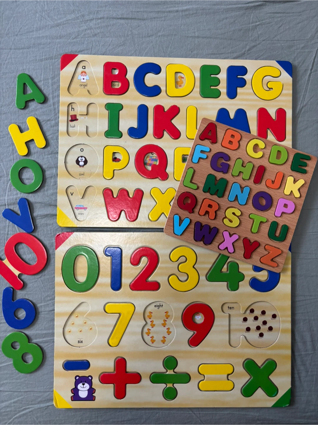 Alphabet and Numbers Puzzle Set