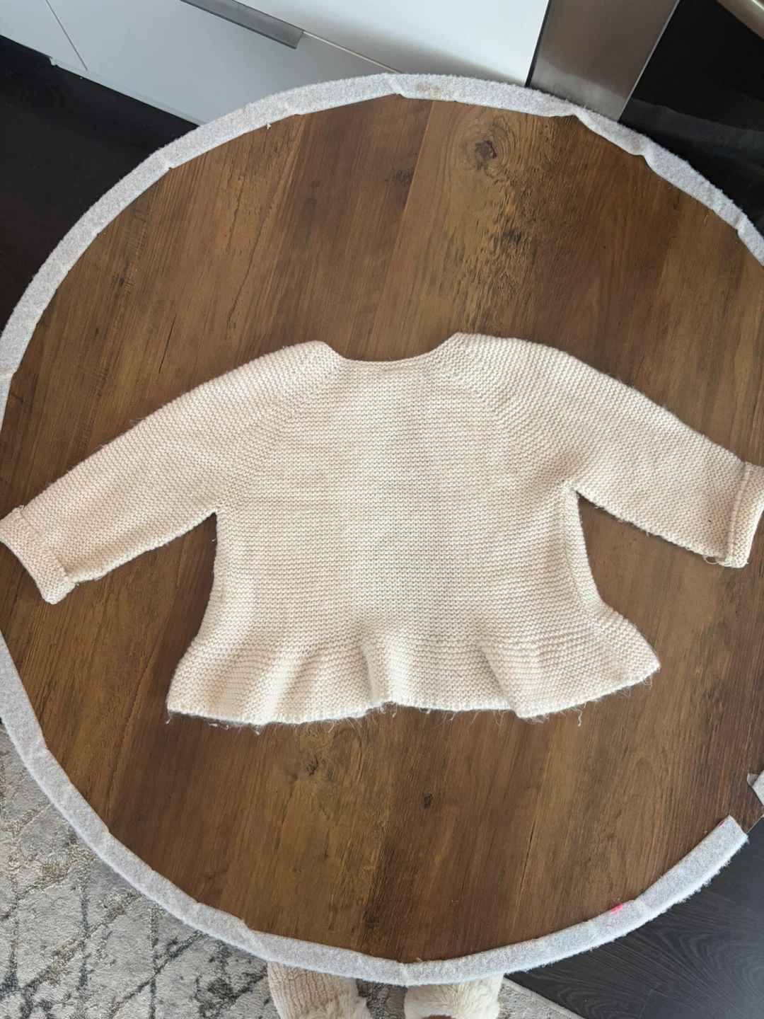 Zara Baby Knit Cardigan - Beige - 9-12 Months - photo 2