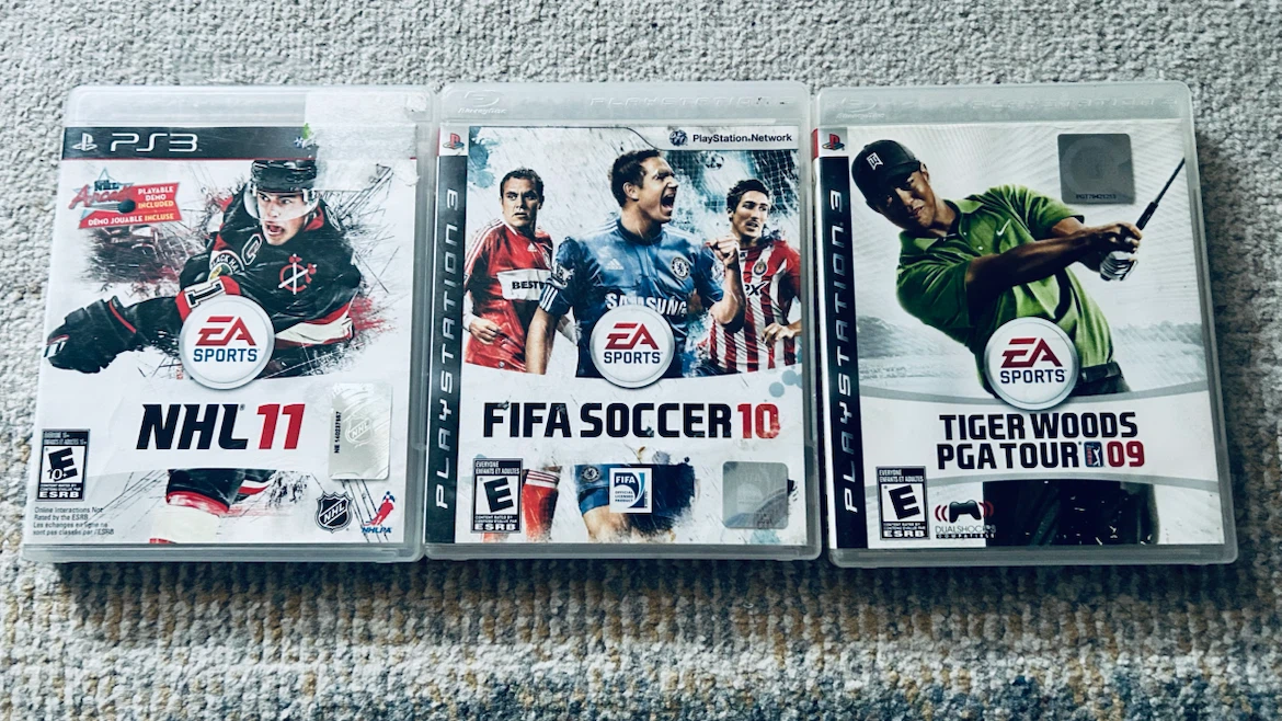 PS3 Sports Games Bundle – NHL 11, FIFA 10 & Tiger Woods PGA