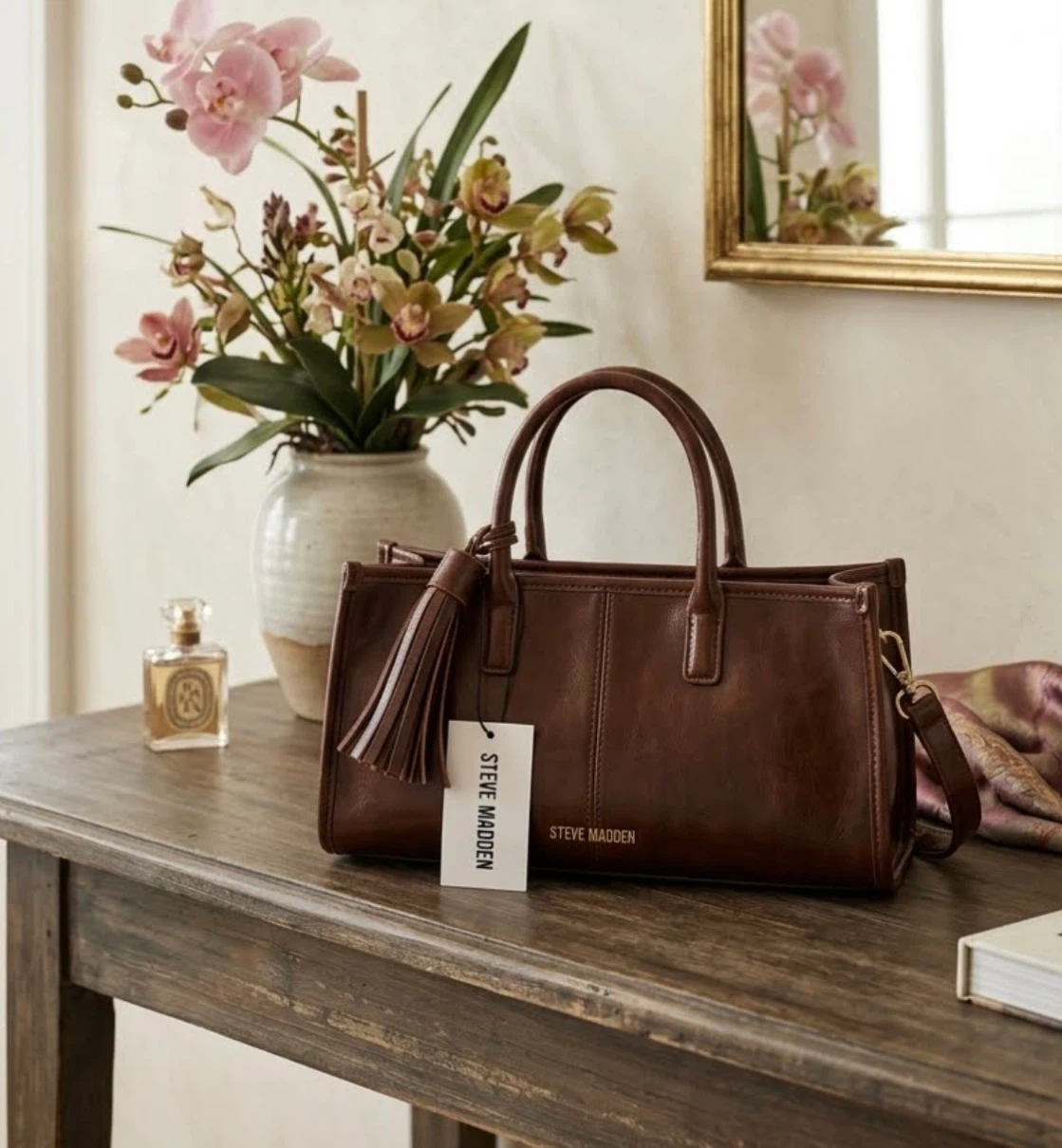 Steve Madden brown handbag