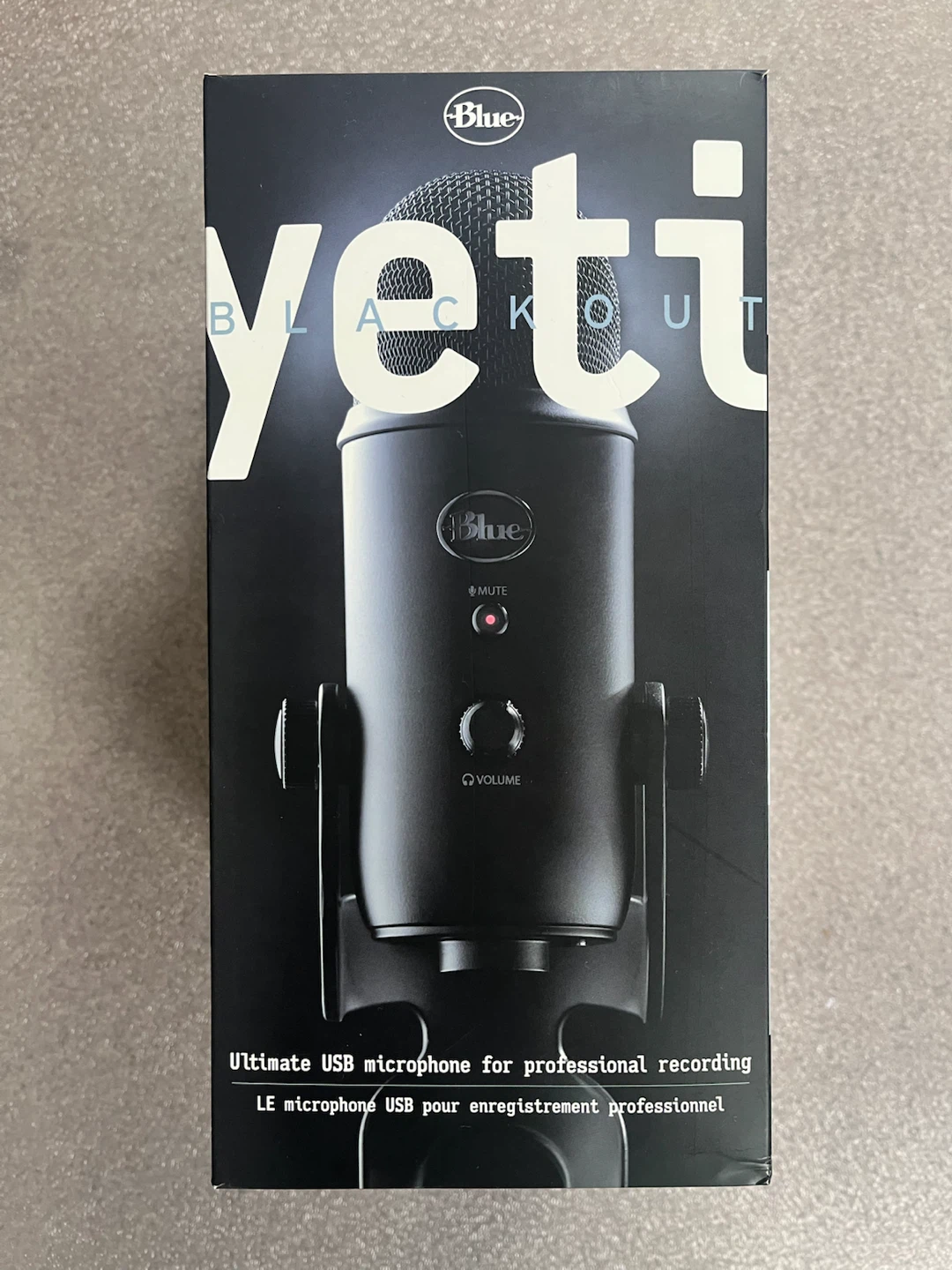 Blue Yeti Blackout USB Microphone