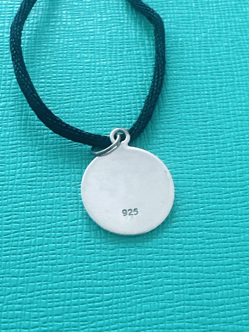 Friend heart charm necklace 925 silver - photo 4