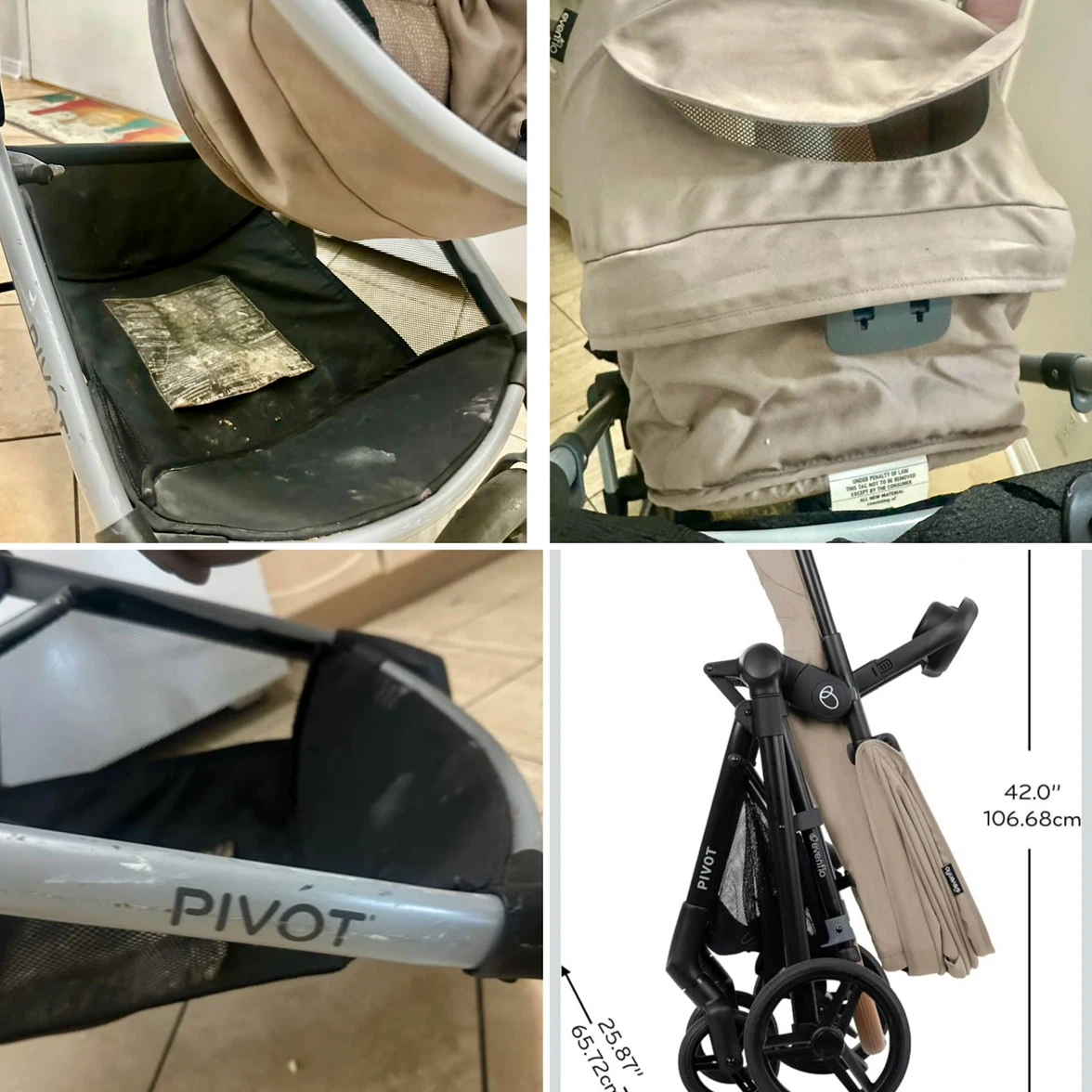 Evenflo Pivot stroller with Infant Car Seat - photo 2