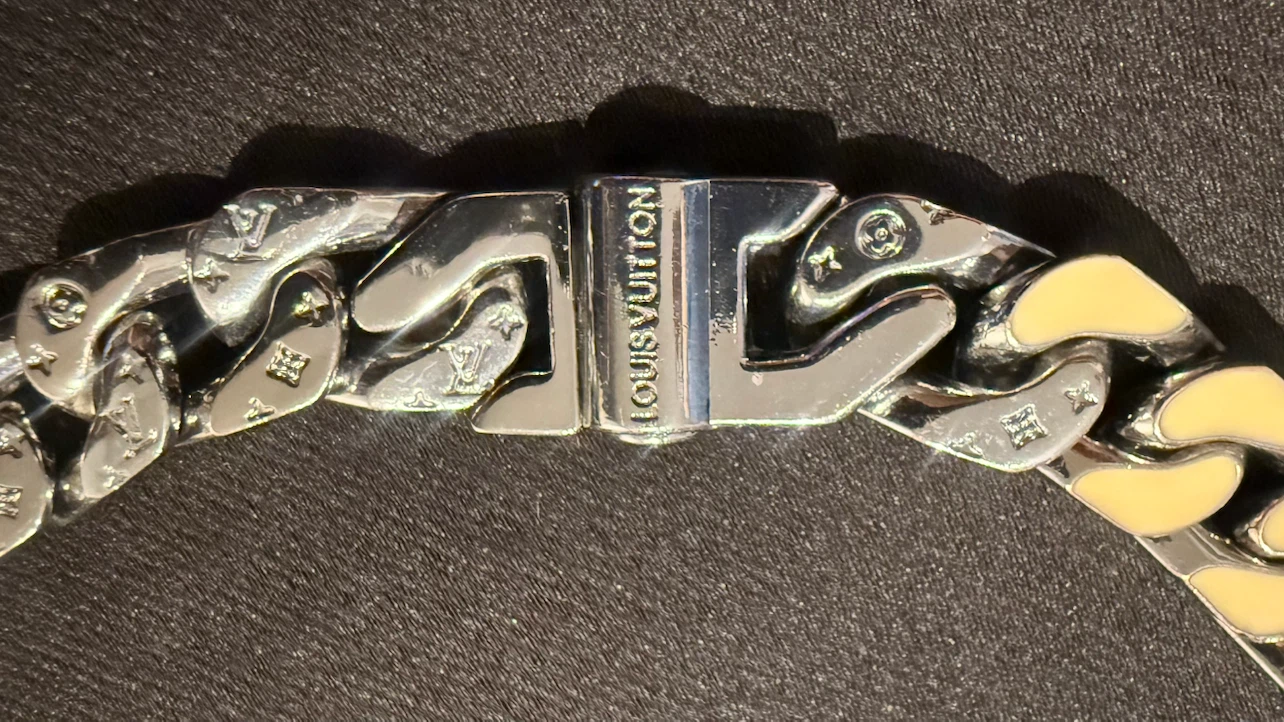 Louis Vuitton MP2586 Necklace Virgil Abloh Chain Links Rare LV - photo 4
