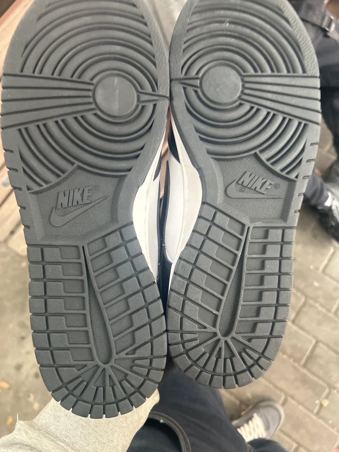 Nike Dunk Low Black and White Sneakers - photo 2