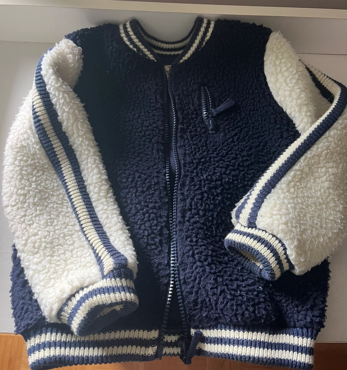 Toddler Sherpa Varsity Jacket