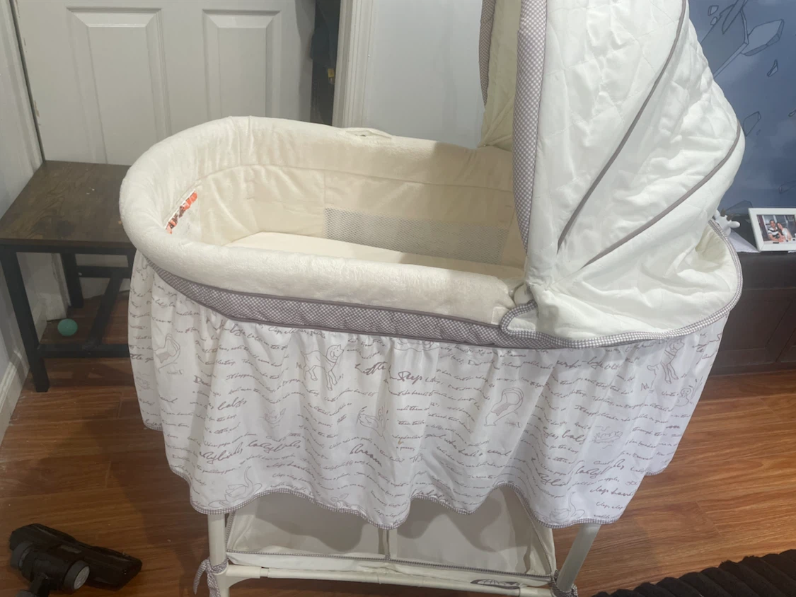 Simmons Bassinet and Bright Starts Bouncer - photo 2
