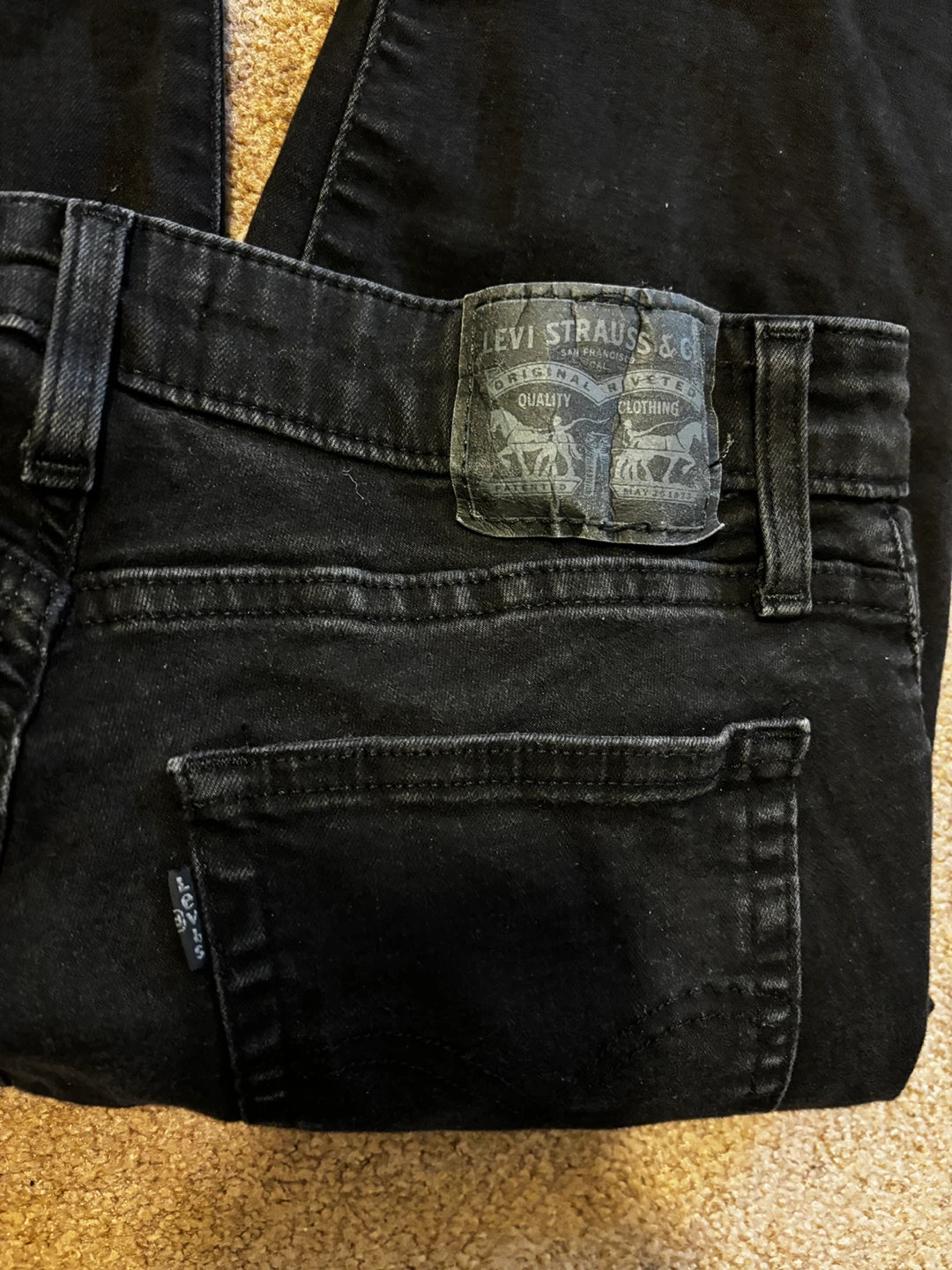 Levi's 726 Flare Jeans Black - photo 3