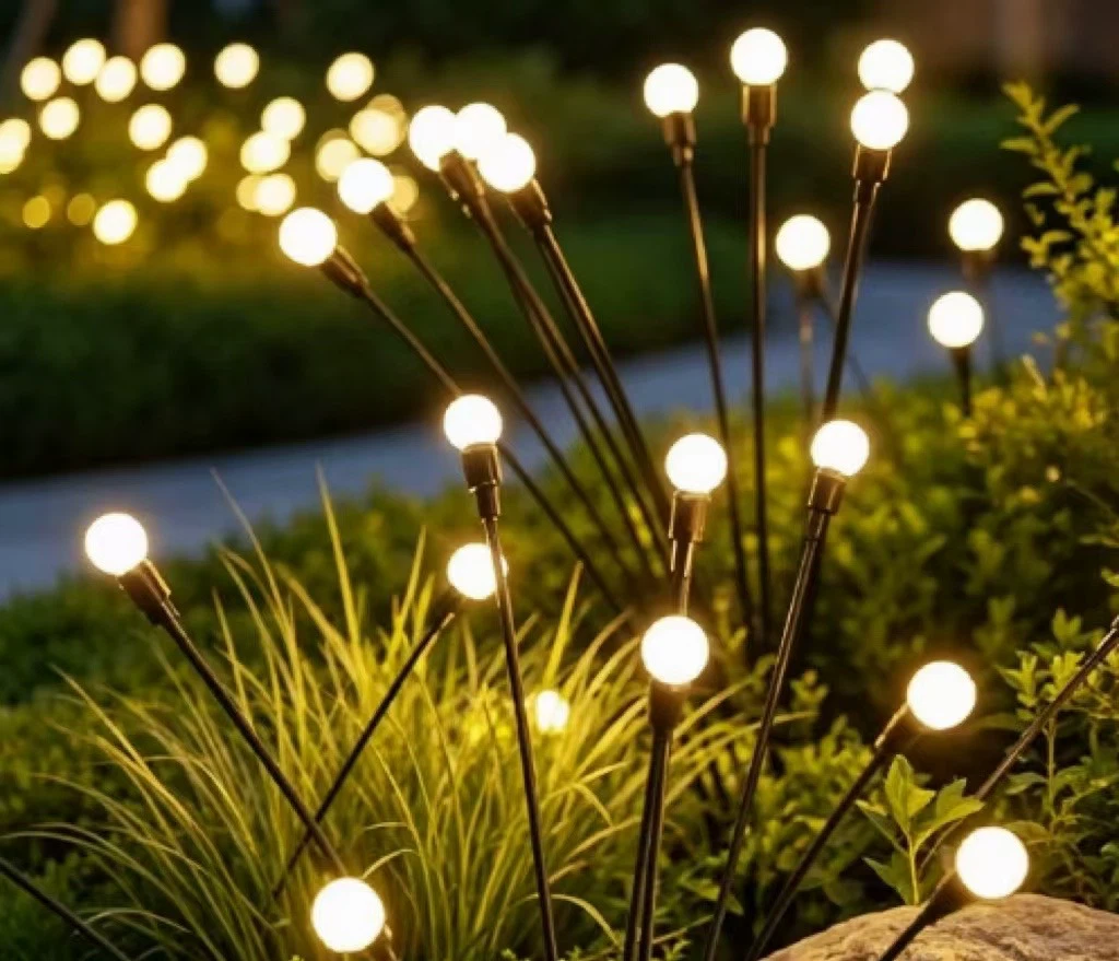 4 Pack Solar Firefly Lights - Outdoor Waterproof Garden Decor - photo 4