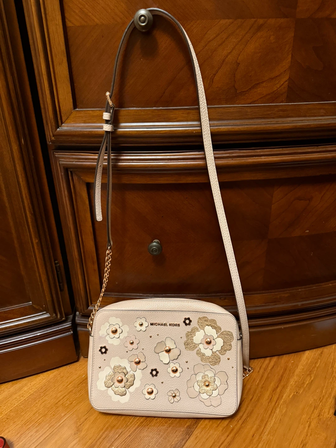 Michael Kors floral crossbody bag