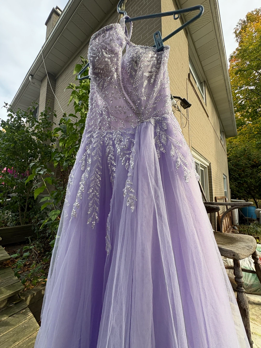 VIP GIRL Sequin Evening Gown - Lavender - photo 2