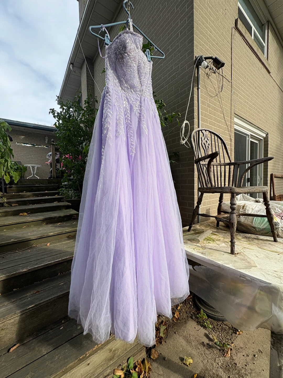 VIP GIRL Sequin Evening Gown - Lavender - photo 3