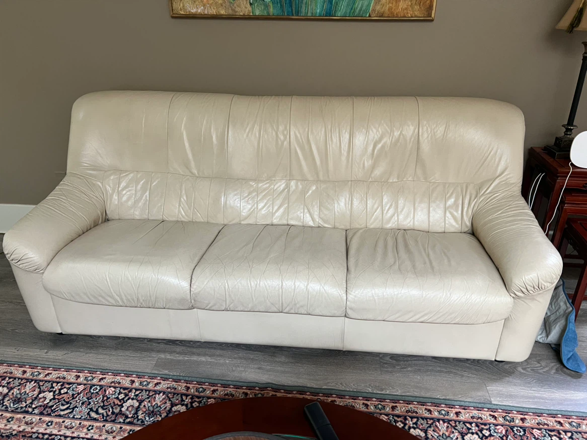 Leather sofa