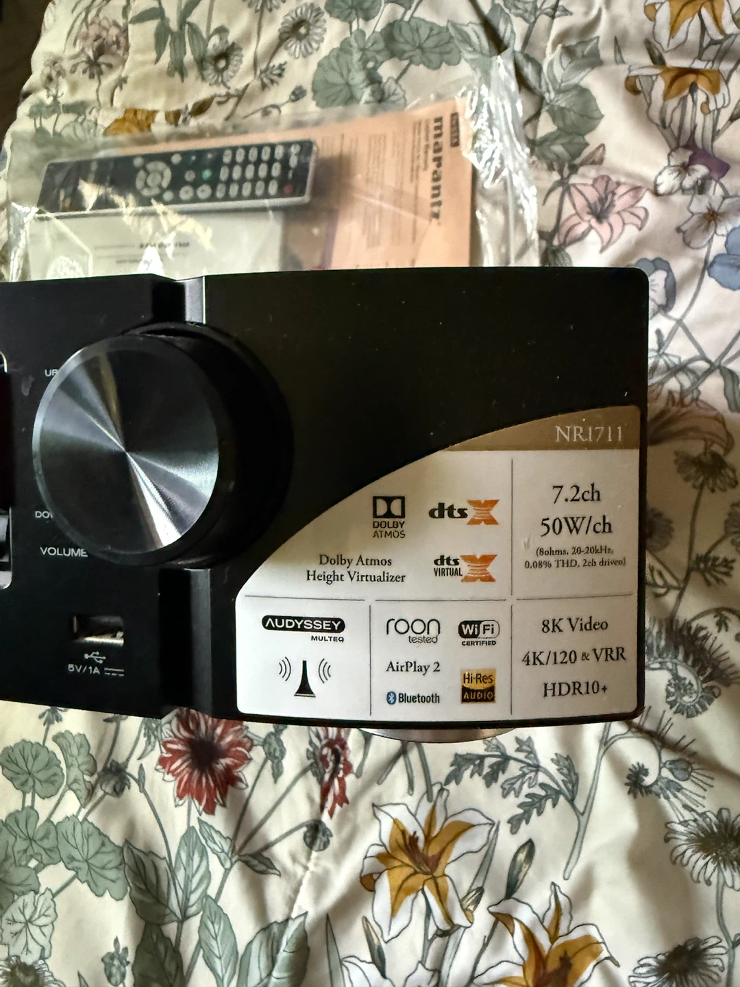 Marantz NR1711 7.2 Channel AV Surround Receiver - photo 5