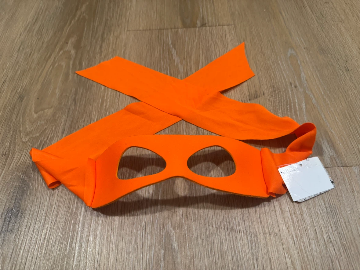 Halloween Costume Mikey Ninja Turtle Mask For Adults - photo 2