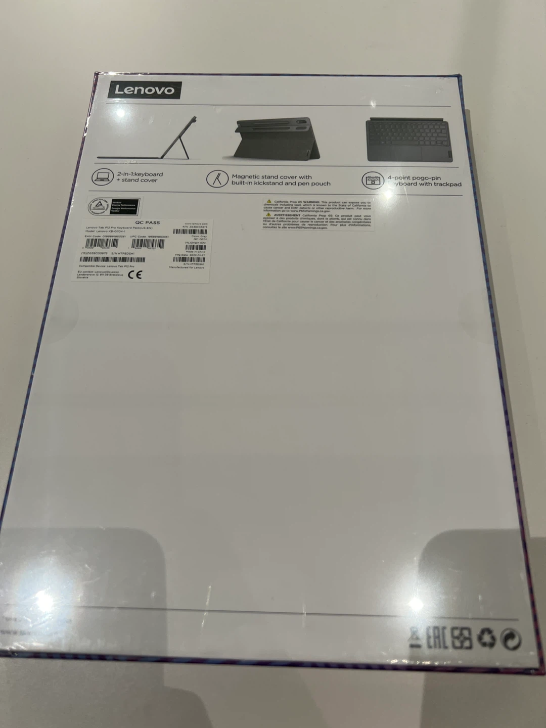 Lenovo keyboard pack for Tab P12 - photo 2