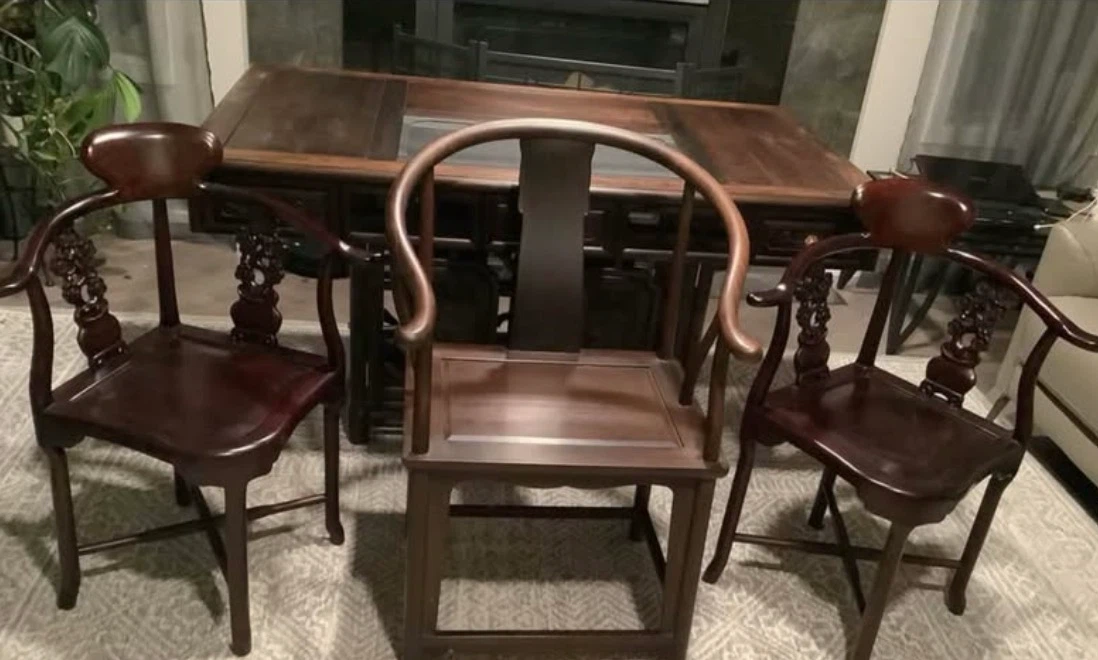 Antique Style Tea Ceremony Chinese Table Furniture Set - photo 2