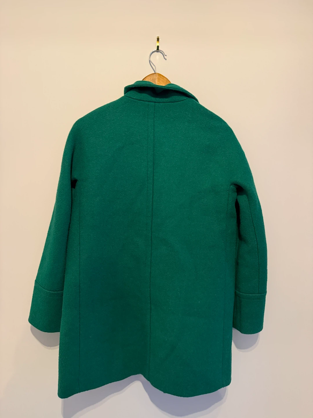 J.Crew Women's Green Wool Coat Size 4 - photo 3