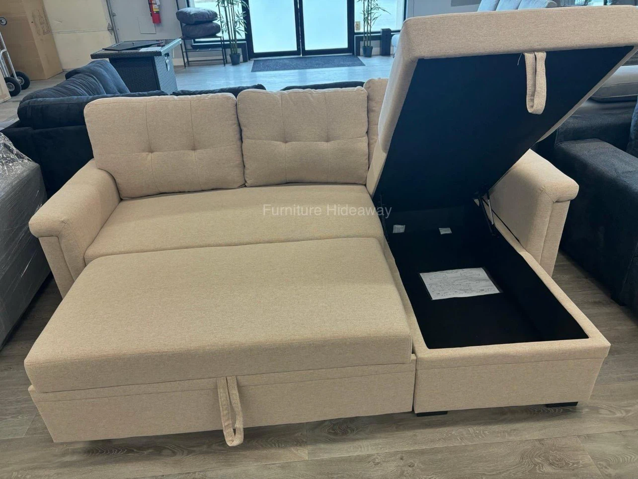 Space-Saving Sleeper Sectional Sofa | For Condos & Apartments