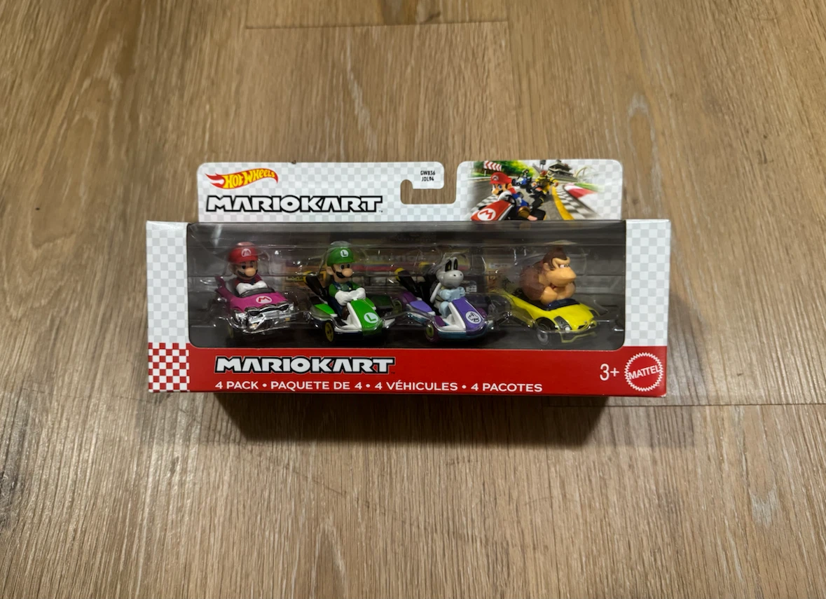 Mario Kart 4 Pack Toy Figures