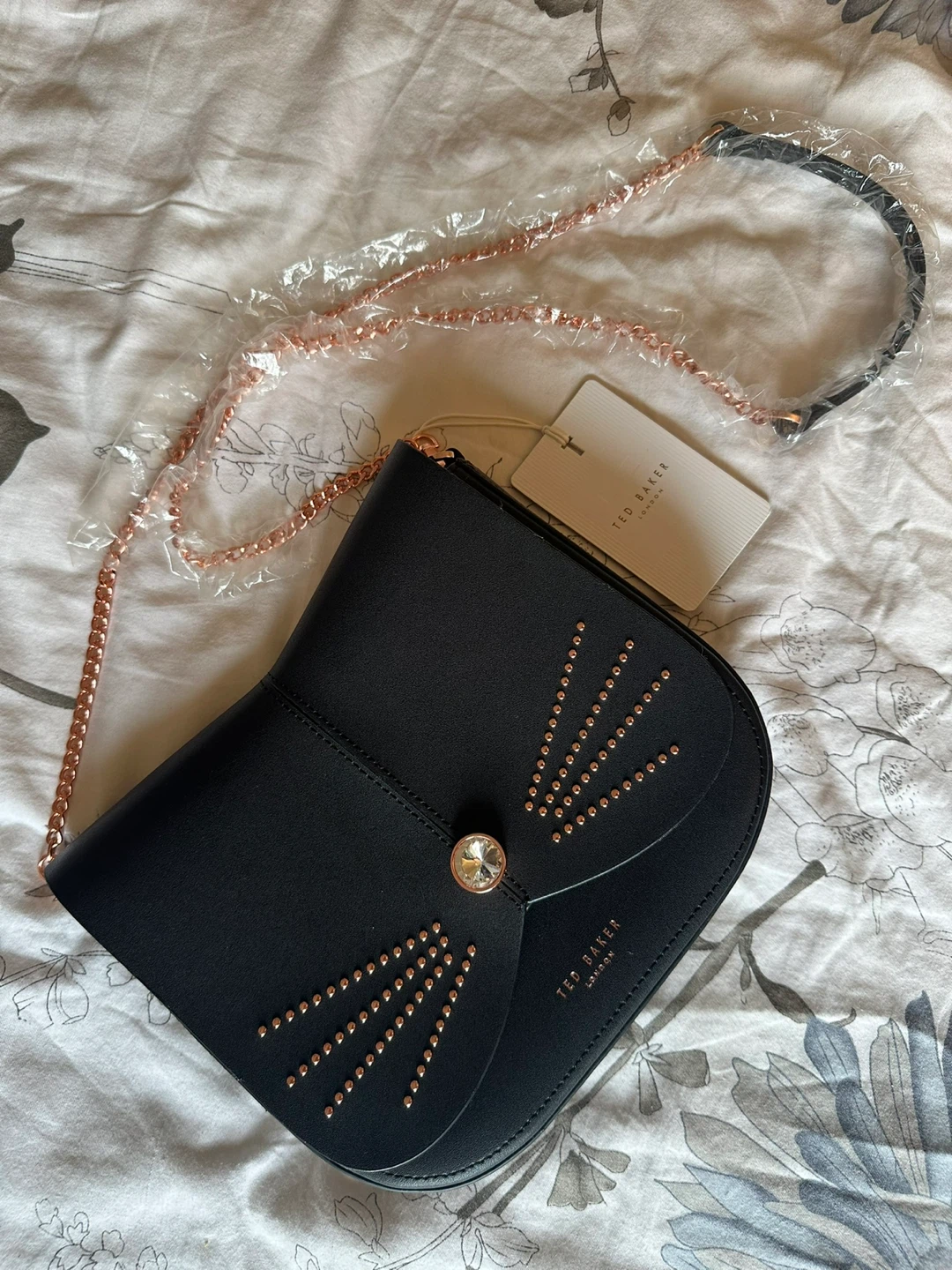 New Ted Baker Black Crossbody purse