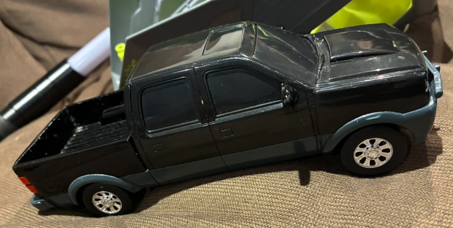 Black toy pickup truck - photo 3