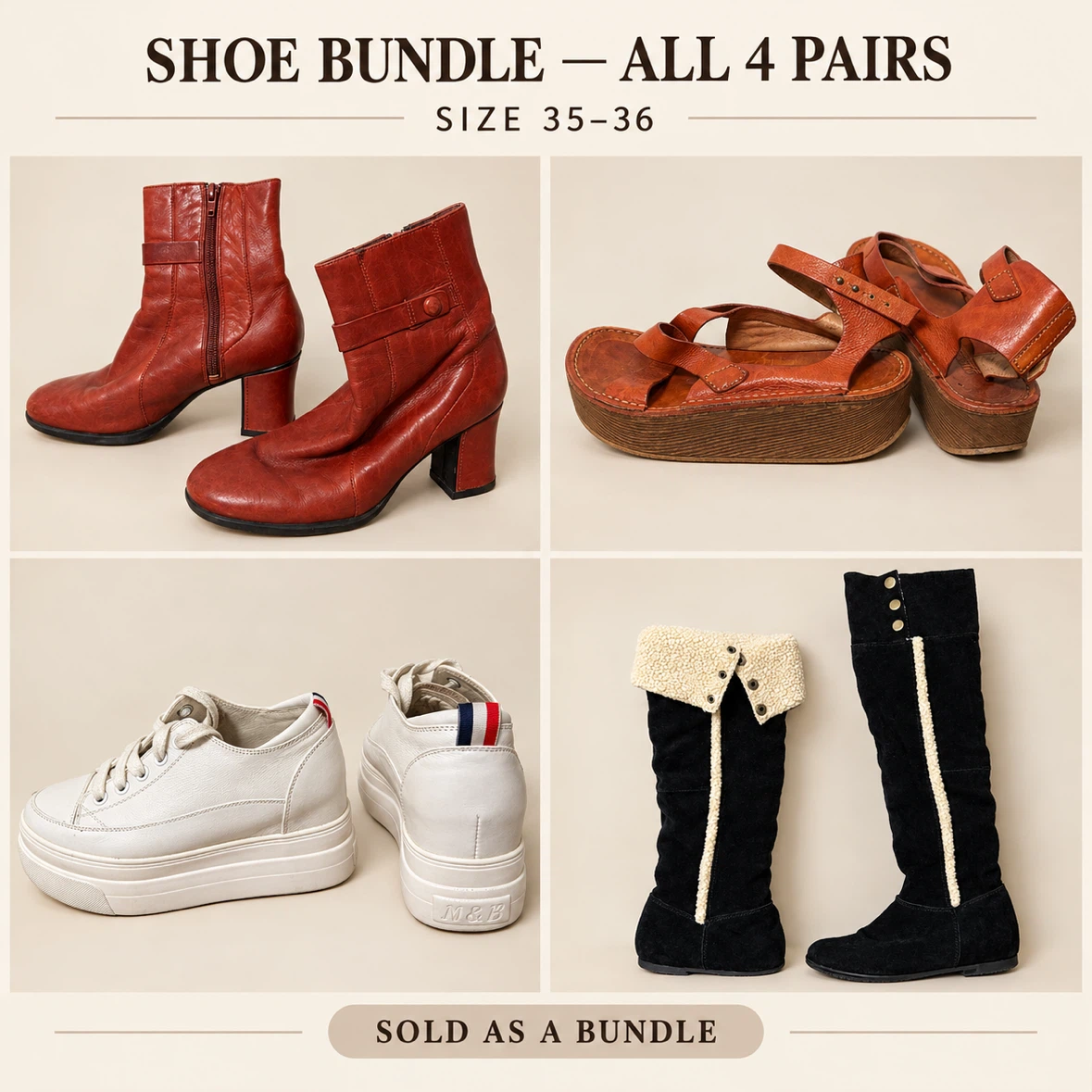 Shoe Bundle Size 35-36