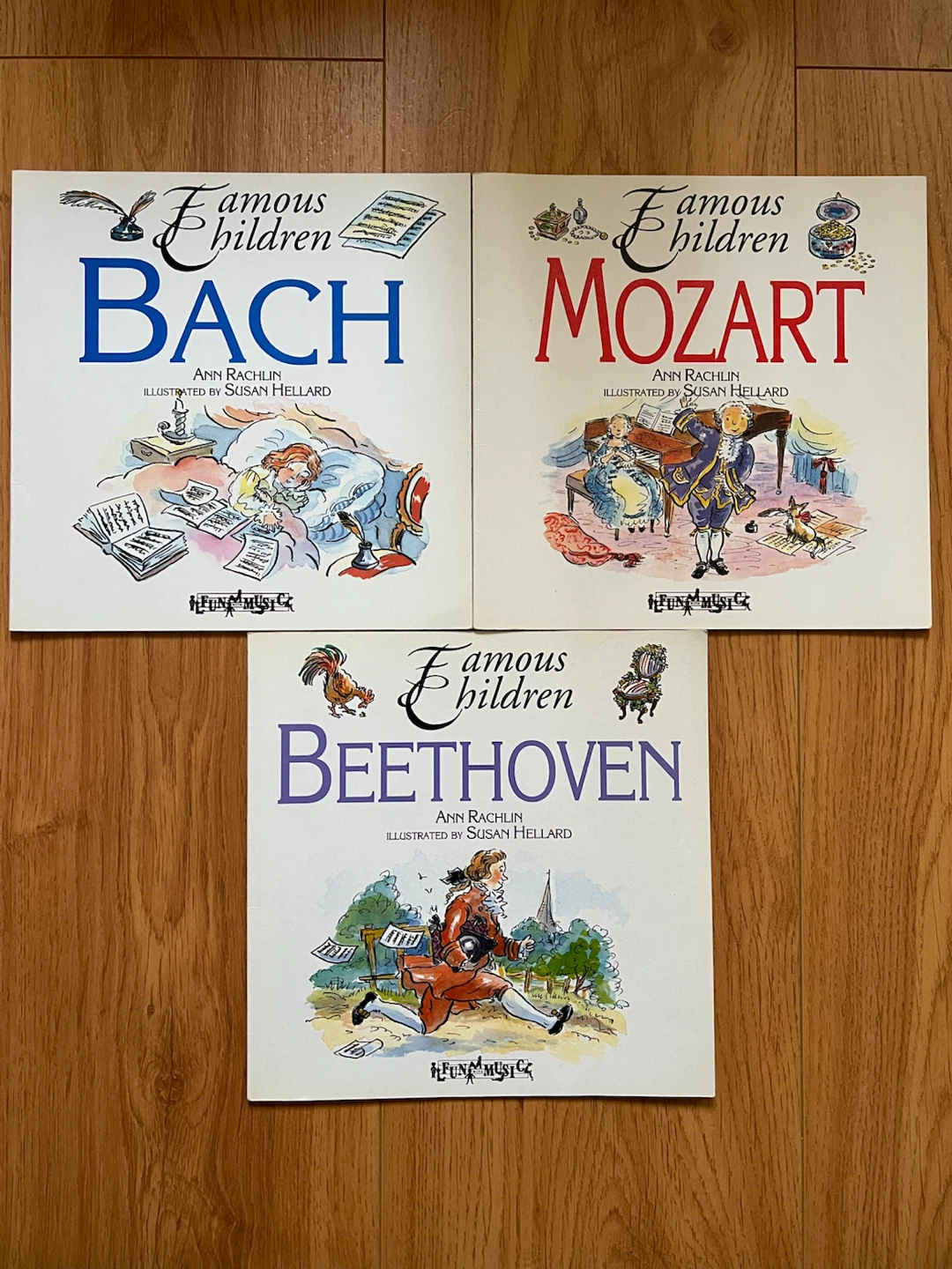 Famous Children Bach, Mozart and Beethoven books