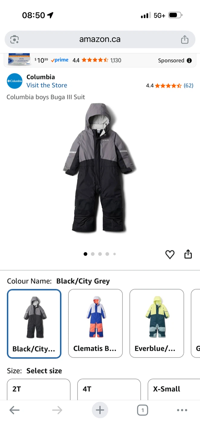 Columbia Buga Snow Suit - 12-18 Months - photo 5