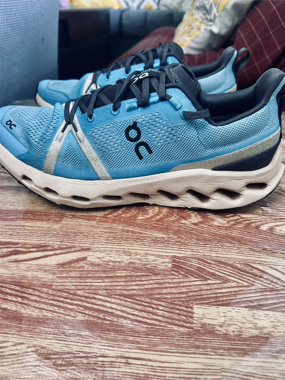On Cloudsurfer Trail Running Shoes - Blue - photo 3