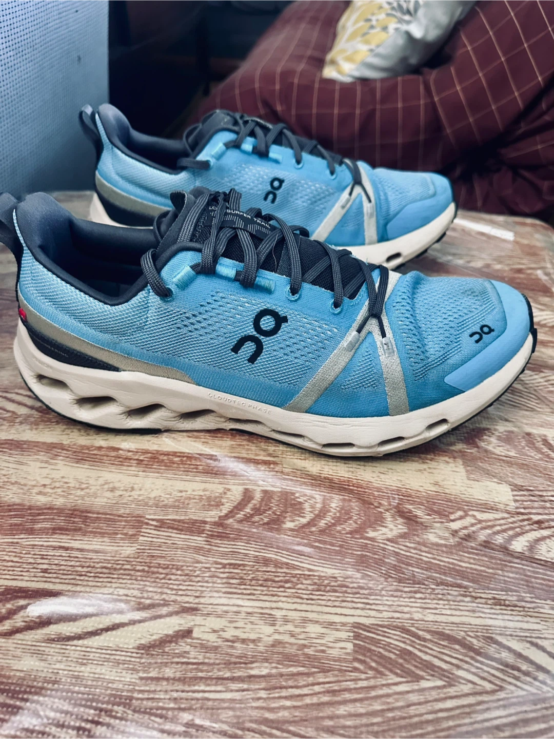 On Cloudsurfer Trail Running Shoes - Blue - photo 5