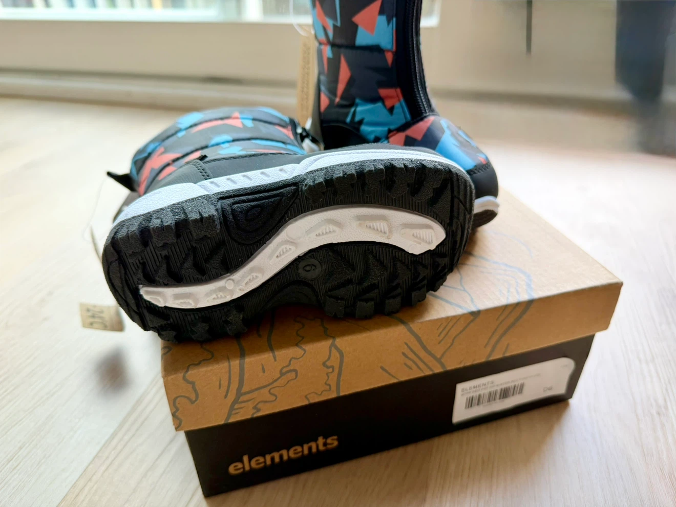 Toddler Elements Geo Print Front Zip Winter Boots - photo 2